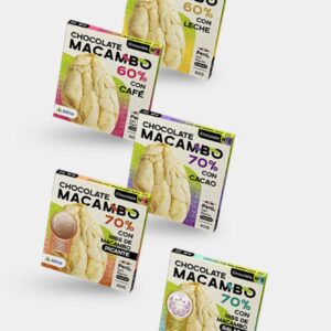 Pack DE 5 chocolates macambo (40 gR c/u)